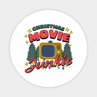 Christmas Movie Junkie Magnet